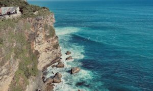 Beautiful Blue water in Indonesia